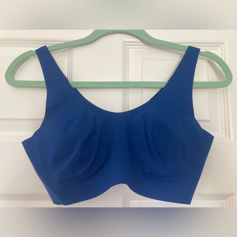 Knix LuxeLift Pullover Bra, Royal Blue, Size Large